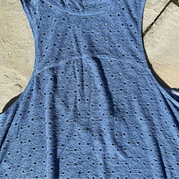 Blue American Eagle Cut Out Top - Picture 2 of 5